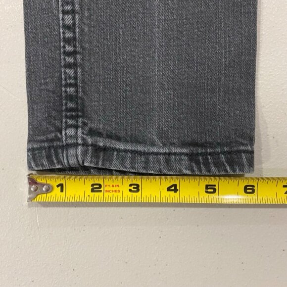 Levi's Vintage 524 Too Superlow Skinny Jeans Black/Grey Size 7 - Picture 12 of 14